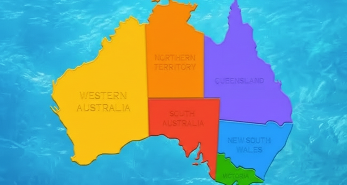Screenshot of a custom game screen created for the activity featuring a map of Australia