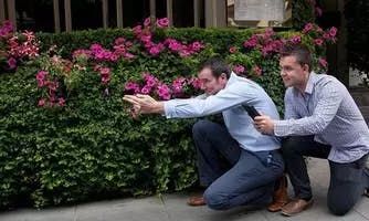 Samsung team participating in Spy School team building activity in London, England